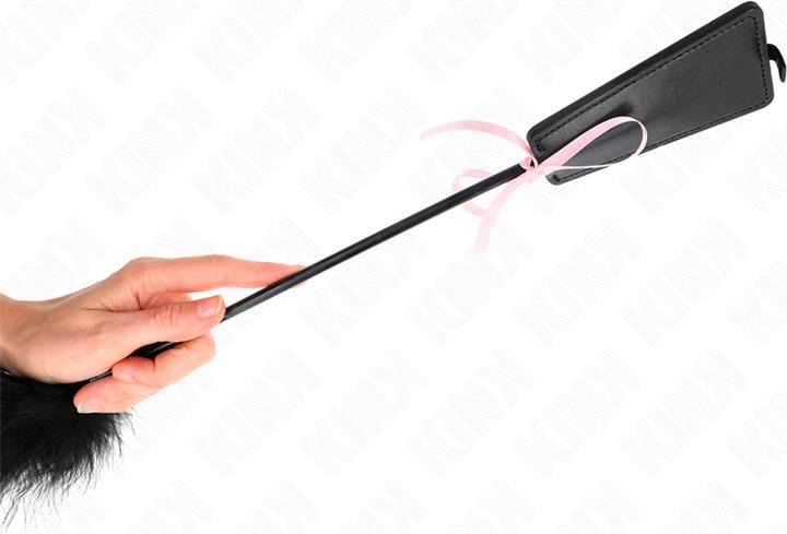 Actual product image Kink Tickle Feathers With Pink Bow 49 cm
