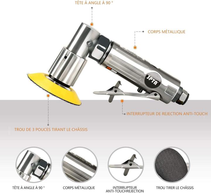 Immagine prodotto Spta Smerigliatrice angolare 80 mm con mole
