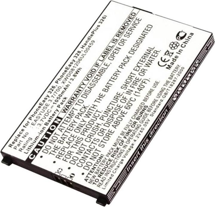 Image du produit AccuCell Batterie Doro Primo 326i Batterie EASYUSE 3.7/700, XWD081206UL00459