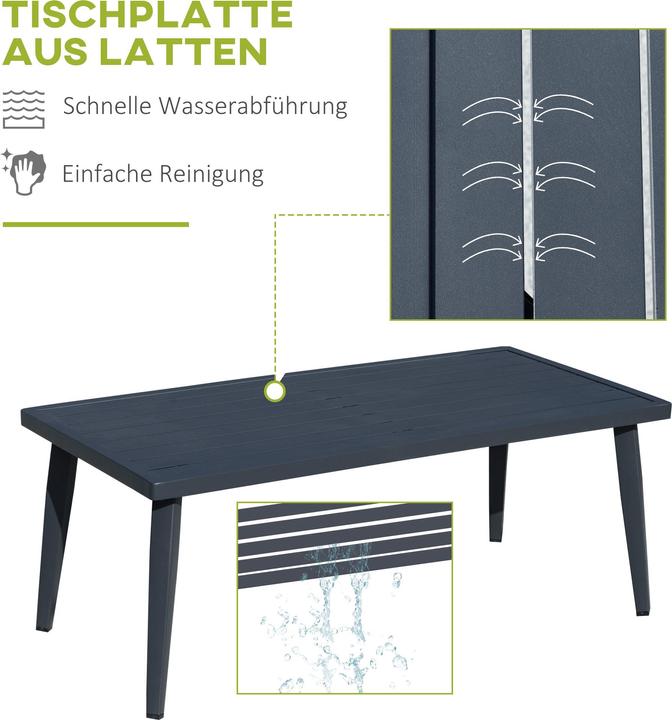 Immagine prodotto Outsunny Set di mobili da giardino con tavolo