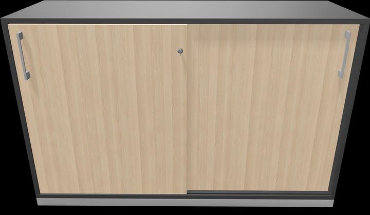 Image du produit Narbutas Choice Armoire à portes coulissantes (120 x 40 x 76 cm)