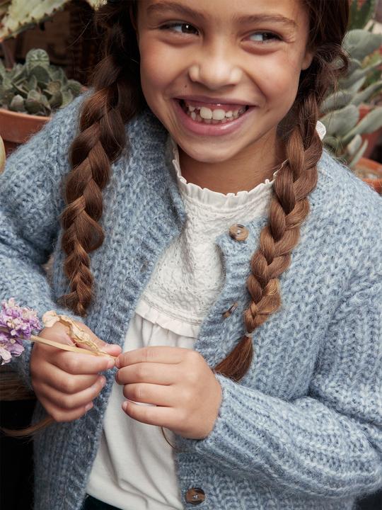 Produktbild Vertbaudet Flauschige Mädchen Strickjacke Oeko-Tex (104)