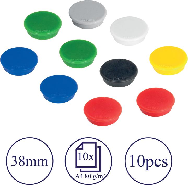 Produktbild Franken Magnet rund (10 x)