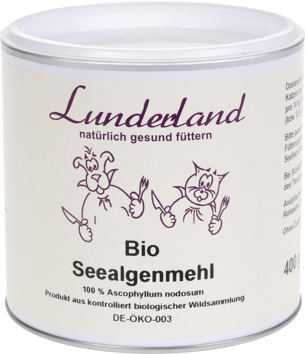Lunderland Dog food supplement organic seaweed meal, 400 g (Adult, 1 pcs., 400 g)