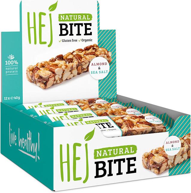 Image du produit HEJ Nutrition Natural Bite (12 x 40g) (Noix grillées, 1 pcs, 480 g)
