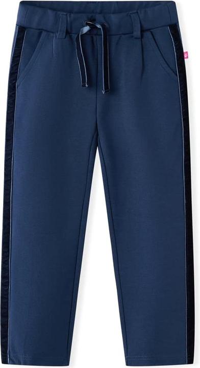 Actual product image VidaXL Children's trousers with black trims navy blue (104)
