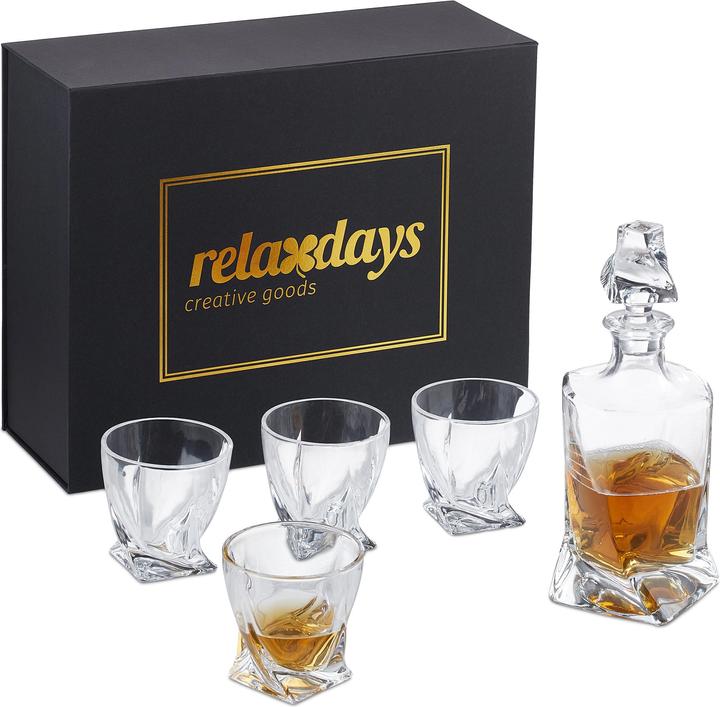 Immagine prodotto Relaxdays Set da-whisky (8 dl, 1 x, Bicchiere da whisky)
