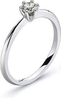 Produktbild Natsumi Schmuck Diamantring Weissgold 18K/750 0.25 ct H si (56, 750/18 K Gold)
