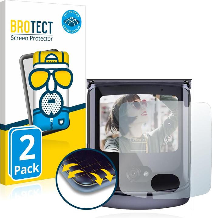 Image du produit BROTECT Full-Cover Protection Mat (2 pièce(s), Motorola Razr (2020))