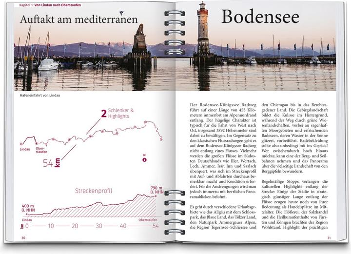 Produktbild RadReiseFührer Bodensee-Königssee Radweg (Deutsch, Kompass, 2022)