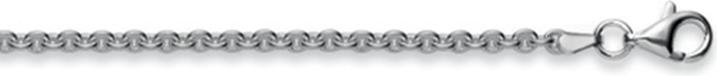 Produktbild Natsumi Schmuck Halskette Silber 925 Anker Rund 3mm (925 Sterling Silber, 40 cm)