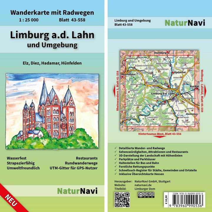 Produktbild NaturNavi Wanderkte. Limburg a.d.Lahn U