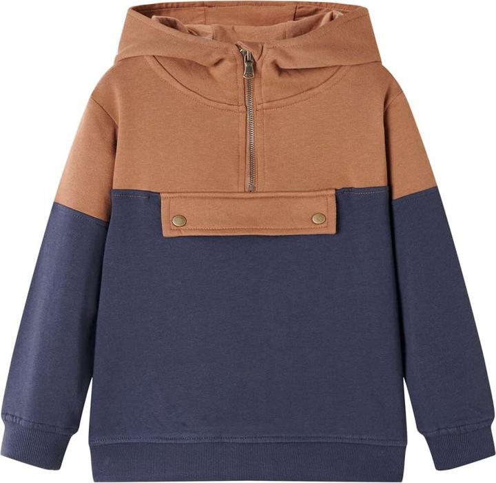 Immagine prodotto VidaXL Maglia con cappuccio e mezza zip per bambini (92)