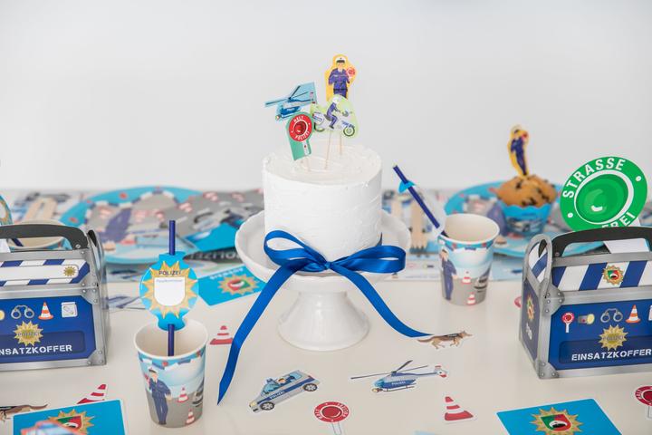 Produktbild DH-Konzept Polizei Deckenanhänger Happy Birthday