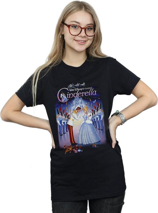 Immagine prodotto Disney Cinderella Collage Poster Maglietta Ampia Donna (XXL)