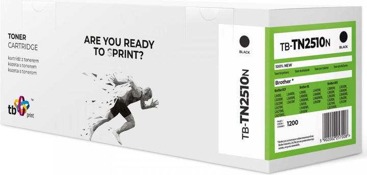 Actual product image Toner for Brother TN2510 TB-TN2510N BK 100 new (FC)
