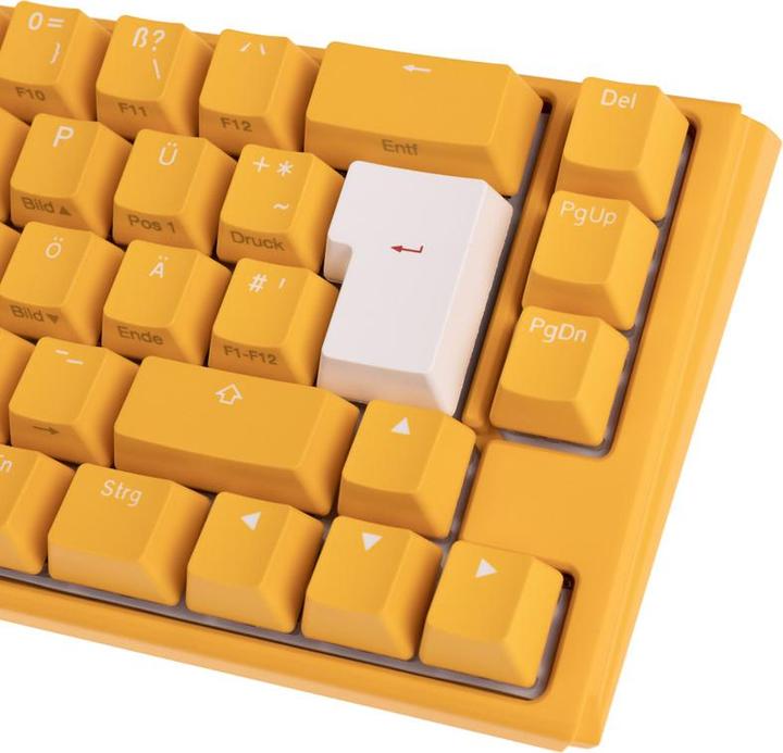 Produktbild Ducky One 3 Yellow SF gaming keyboard, RGB LED - MX black (DE, Kabelgebunden)