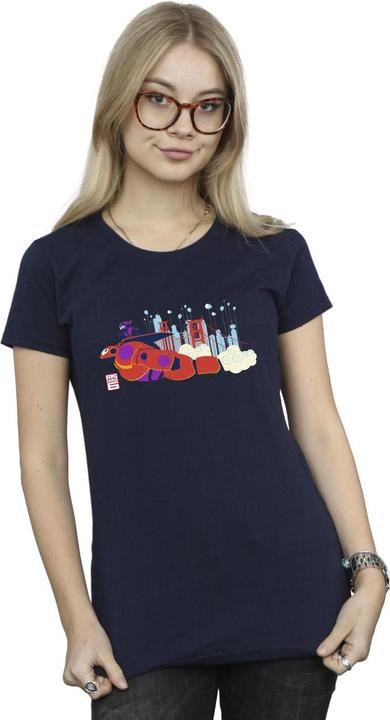 Immagine prodotto Disney Big Hero 6 Baymax Hiro Bridge Maglietta Donna (XL)