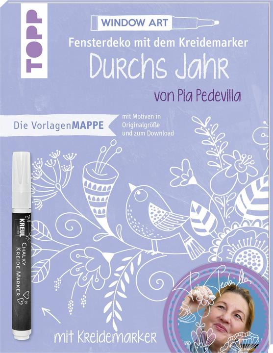 Actual product image Fensterdeko durchs Jahr mit dem Kreidemarker mit Pia Pedevilla (German, Pia Pedevilla, 2018)