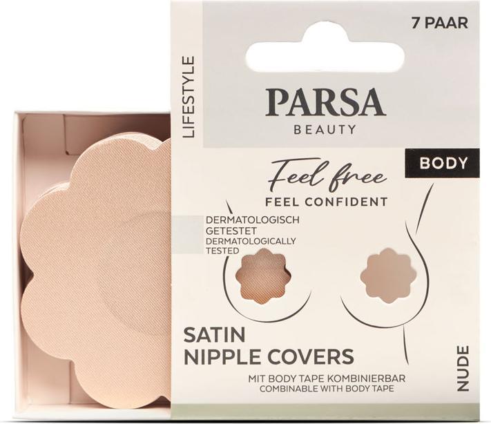Produktbild Parsa Beauty Parsa - Satin Nipple Covers 7 pcs - Nude