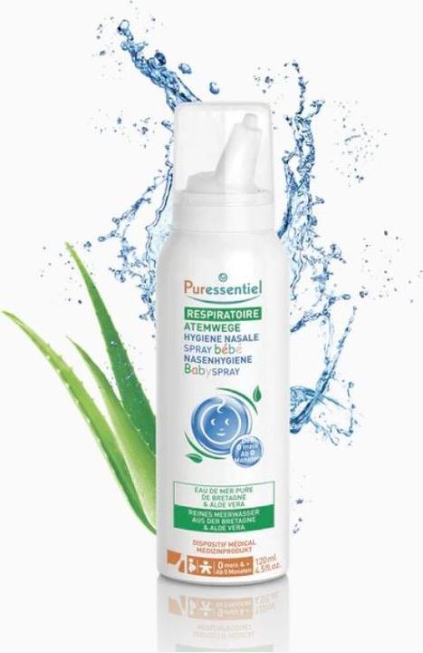 Actual product image Puressentiel Nasal sp Bab aloe ve 120ml (1 Piece)
