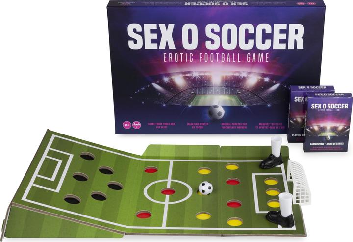 Image du produit Sexventures Sex O Soccer - Jeu de foot érotique (NL-DE-EN-FR) (Jeux de plateau, Allemand, Anglais, Néerlandais, Français)