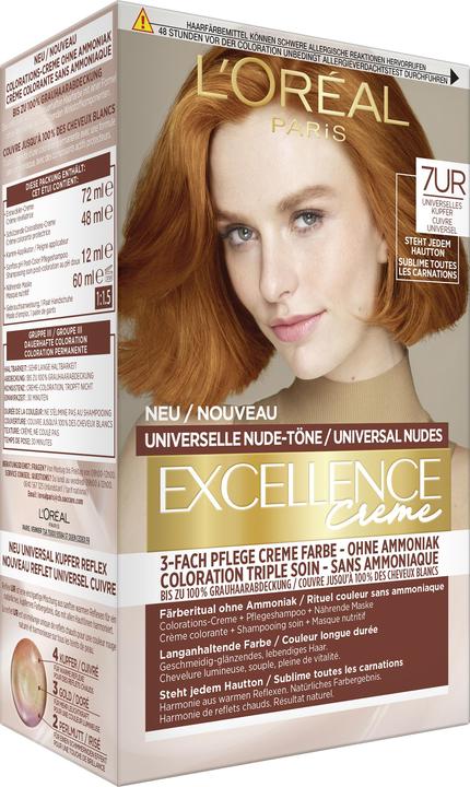 Immagine prodotto L'Oréal Paris Eccellenza Universale Nuda (7U, Rame universale)