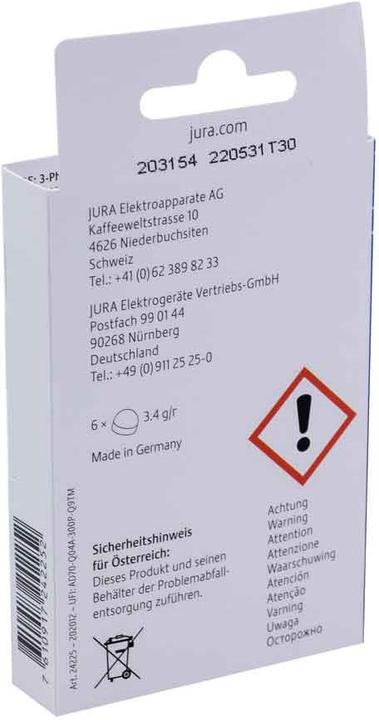Image du produit Jura Pastilles de nettoyage triphasées