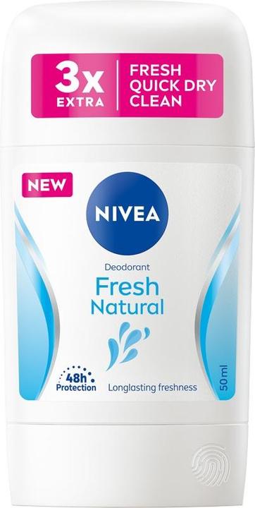 Produktbild NIVEA Fresh Natural Deodorant Stick 50Ml (Stick, 50 ml)