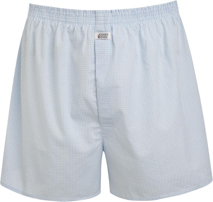 Jockey Boxer Woven shirting blue