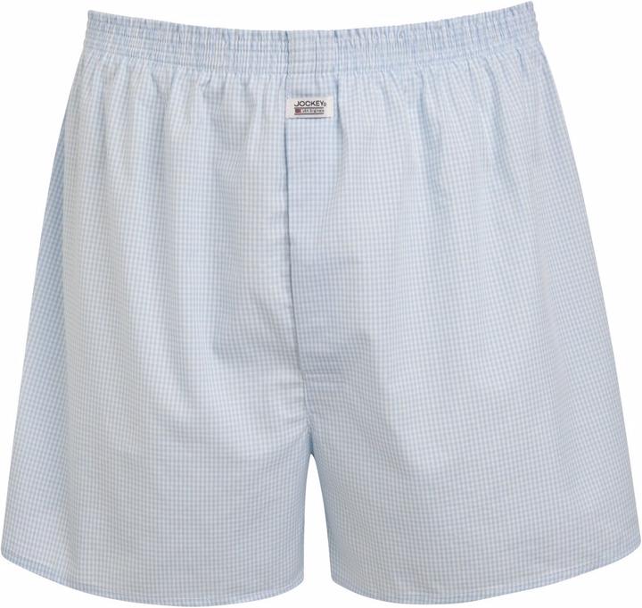 Jockey Boxer Woven shirting blue