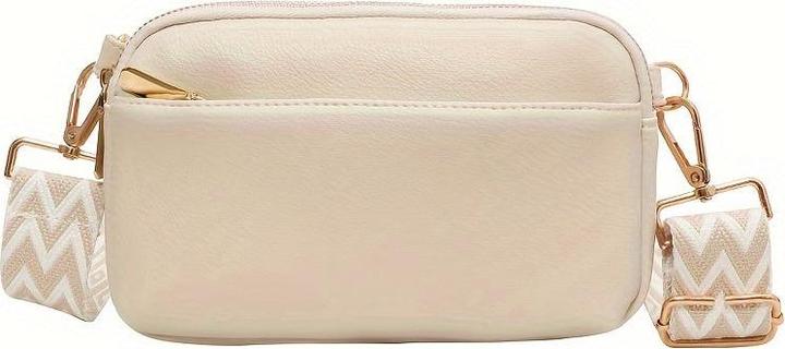 Only-Bags.Store Mini-Crossbody-Tasche, quadratische Geldbörse mit breitem Schulterriemen, stilvolle