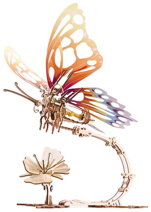 Actual product image Ugears Mechanical butterfly (161 pieces)