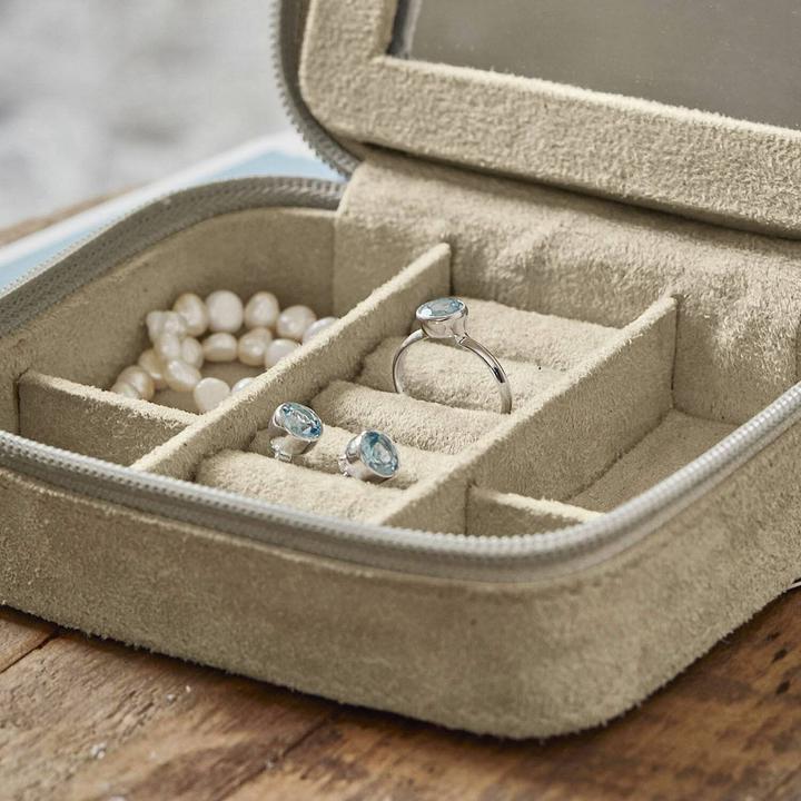 Produktbild Loberon Ohrringe Lilianne silber/blau (Ohrring: 925er Sterlingsilber, Verzierung: Topas-Edelstein)
