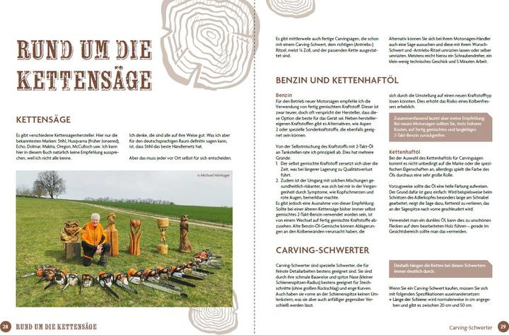 Produktbild Litzinger:Schnitzen mit der Kettensäge (Deutsch, Richard Litzinger, 2024)