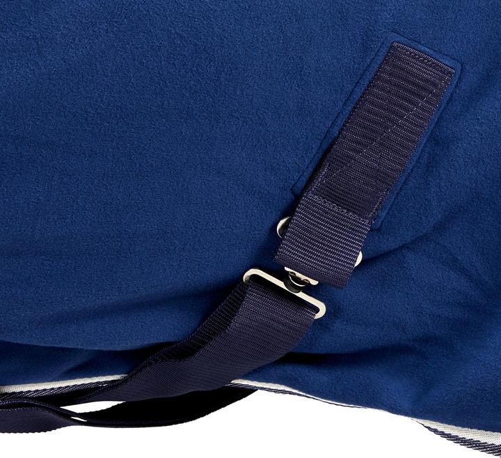 Immagine prodotto Fouganza Tappeto da scuderia in pile 500 cavallo/pony blu (145 cm)