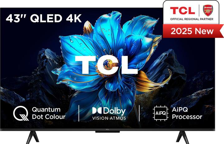 TCL 43P7K (43", QLED, 4K, 2025)
