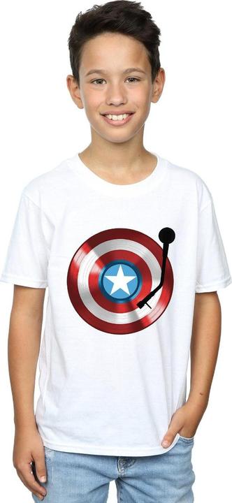 Image du produit - T-shirt CAPTAIN AMERICA TURNTABLE - Garçon (152, 158)