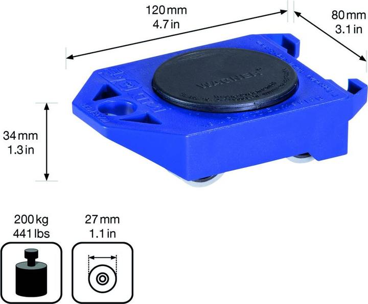 Immagine prodotto Wagner System Rolly MM 3171 (200 kg)