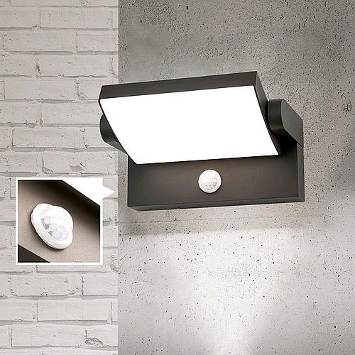 Actual product image Orion LED wall lamp IP54 3000K 21W anthracite AL (1800 lm, IP54)