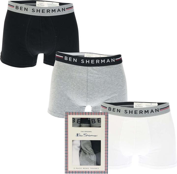 Produktbild Ben Sherman Roman Boxershorts (3erPack) (S, 3er Pack)