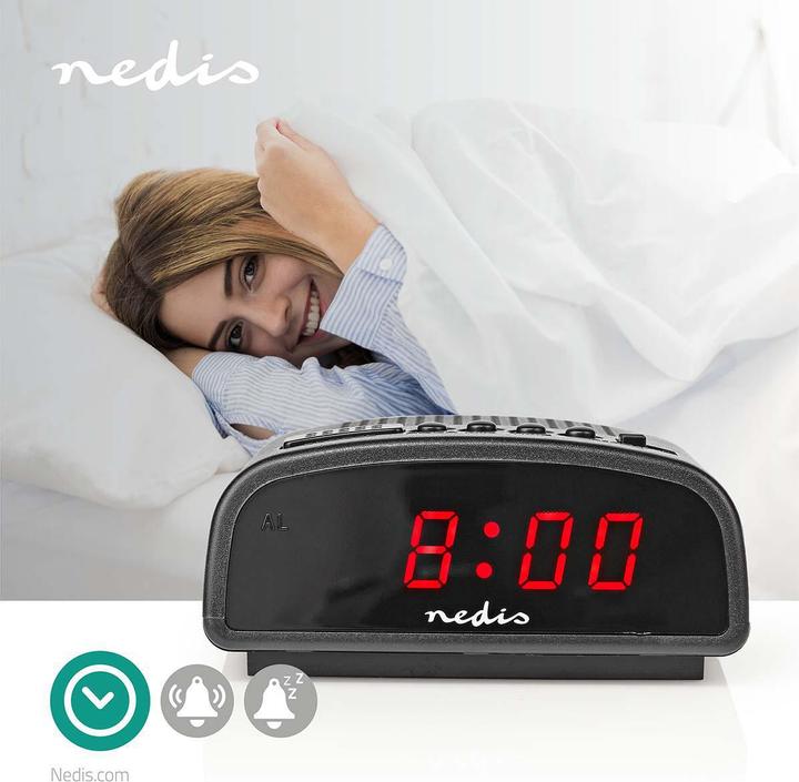 Actual product image Nedis Digital desk alarm clock