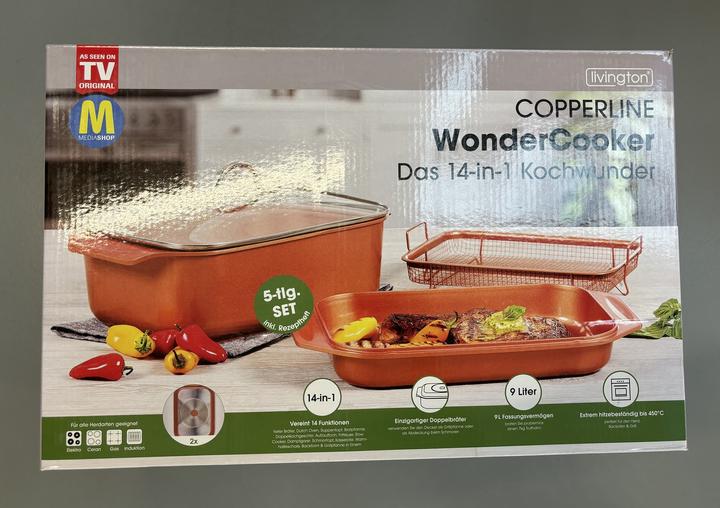 Immagine prodotto Livington Copperline Wonder Cooker (Pirofila + casseruola, Alluminio)