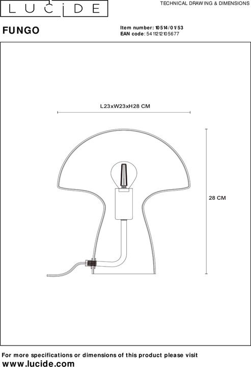 Image du produit Lucide Lampes de table (E27)