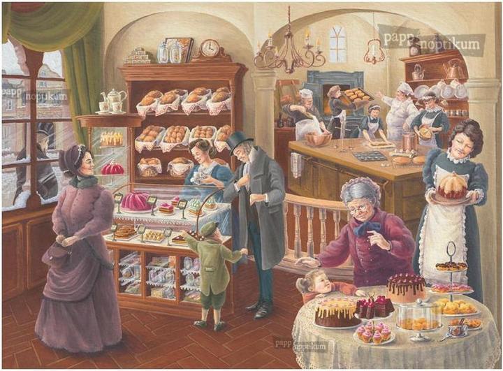 Actual product image Pappnoptikum Nostalgic Christmas Bakery (folded card)