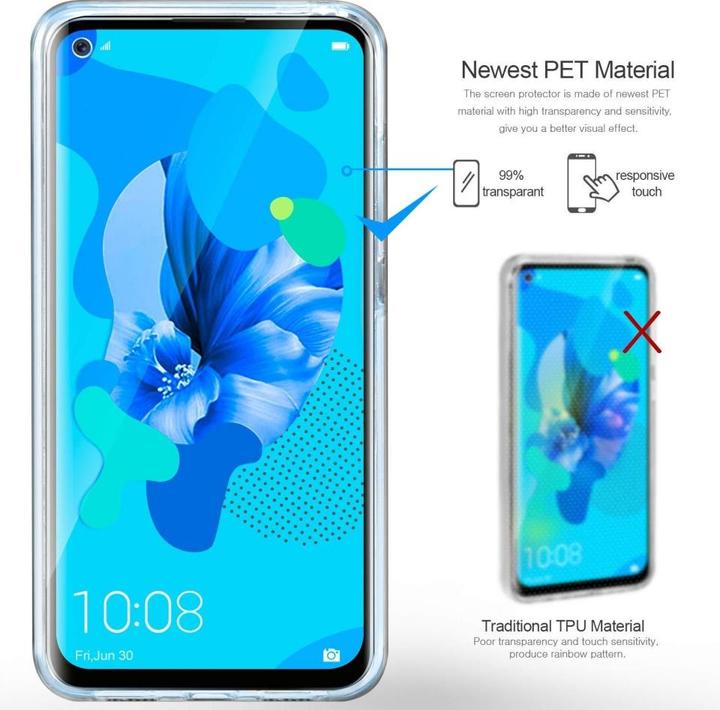 Actual product image Screenguard 360° Screen & Body Protector Huawei Nova 5T Cover with Foil (Huawei Nova 5T)