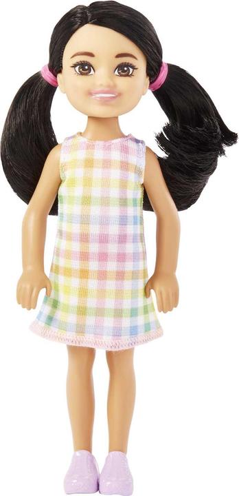 Immagine prodotto Barbie Bambola con abito a quadri e capelli neri