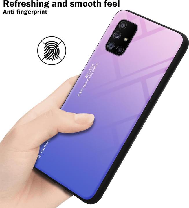 Image du produit Cadorabo Couverture en verre TPU 2 couleurs (Samsung Galaxy A71 5G)