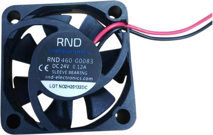 RND Components Axial fan DC 40x40x10mm 24V 20.8m³/h (40 mm)
