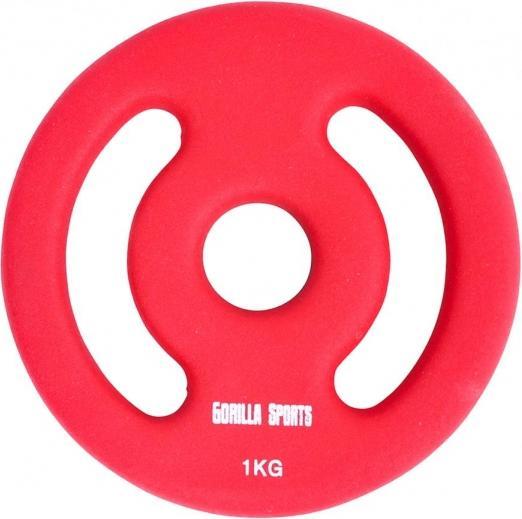 Immagine prodotto Gorilla Sports Piastre di peso (2 x 1 kg)